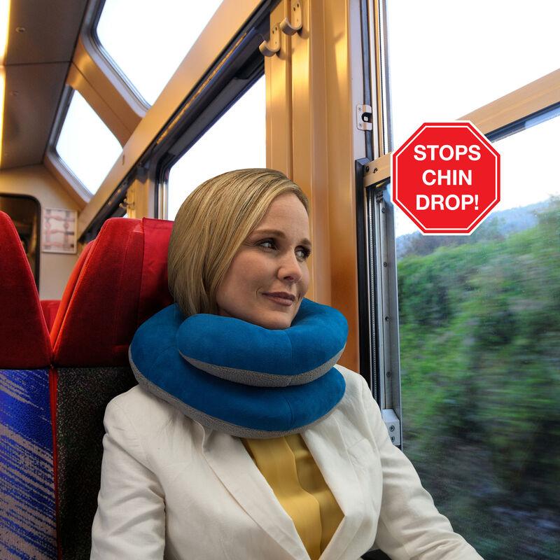 Travelon Deluxe Wrap N Rest Travel Pillow - Comfortable Neck Support for Airplane, Car & Train Rides - Perfect for Long Flights & Road Trips