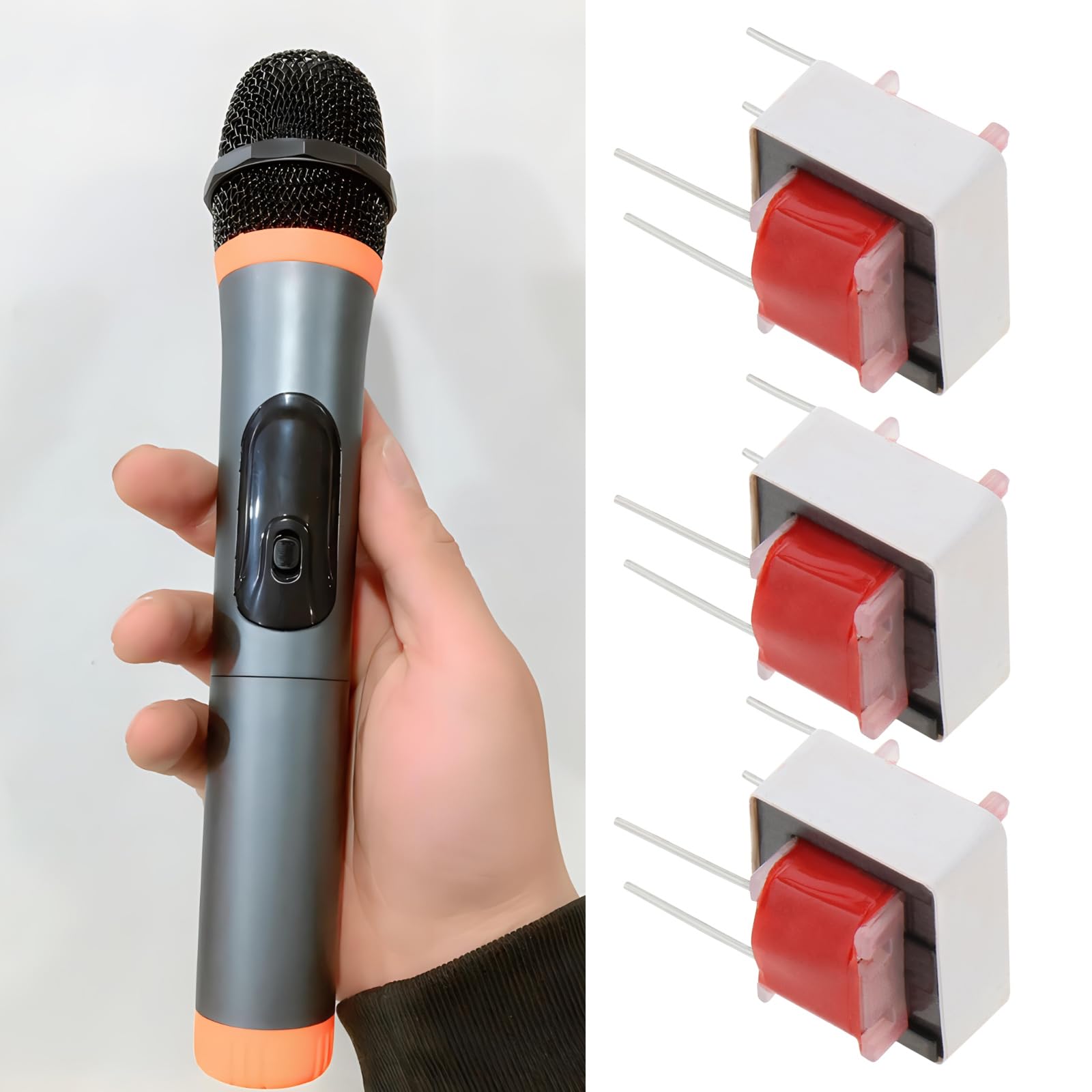 8Pcs EI14 Audio Coupling Isolation Transformer 600:600 Ohms 1:1 Ratio 4-Pin High Efficiency Audio Isolation Transformers for Microphone & Sound Amplification - Perfect for Studio Recording, Live Performances, and Audio Equipment Isolation
