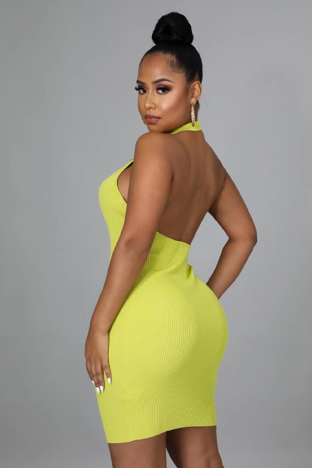 Elegant Perfect Date Dress in New Lime - Flattering A-Line Cocktail Dress for Parties, Dinners & Special Occasions