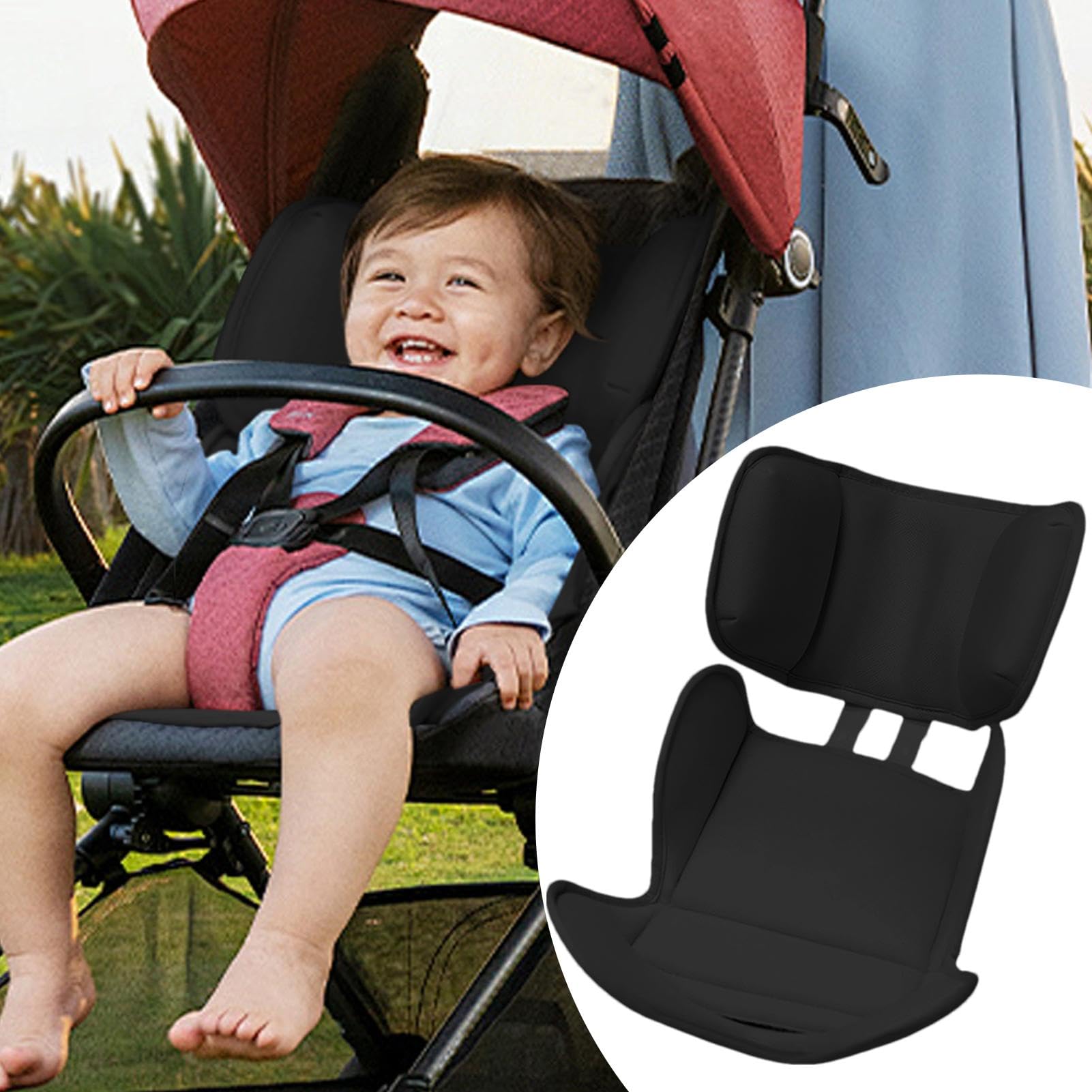 Soft Baby Car Seat Insert - Head & Body Support for Infants | Stroller Liner for Newborns | Perfect for Baby Showers, Travel & Daily Use