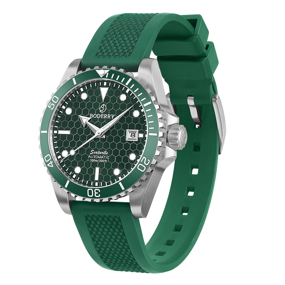 Automatic Titanium Diver Watch - Seaturtle Ocean Collection | Waterproof Luxury Sports Watch for Men | Perfect for Scuba Diving, Swimming & Outdoor Adventures