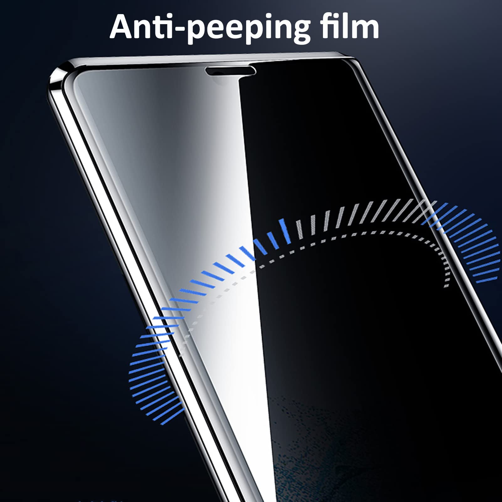Premium 360° Full Protection Anti-Spy Case for Samsung Galaxy S22 Plus - Magnetic Metal Frame with Camera Cover & Privacy Tempered Glass | Anti-Peeping Phone Cover in Black | Perfect for Business Travel & Privacy Protection