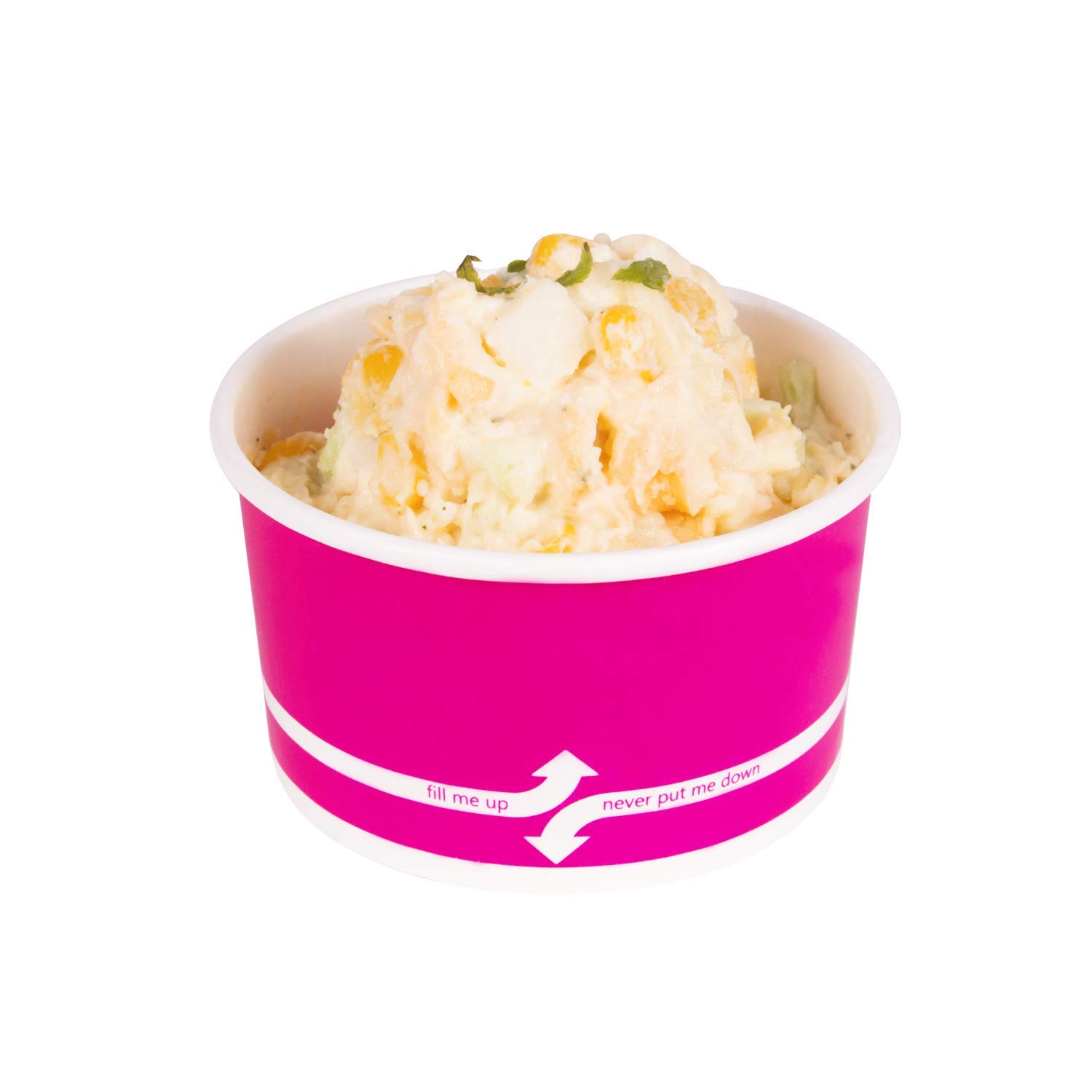 Karat C-KDP5 5 oz Disposable Plastic Food Containers with Lids - Pink (Case of 1000) | Perfect for Takeout, Meal Prep, Party Snacks & Catering