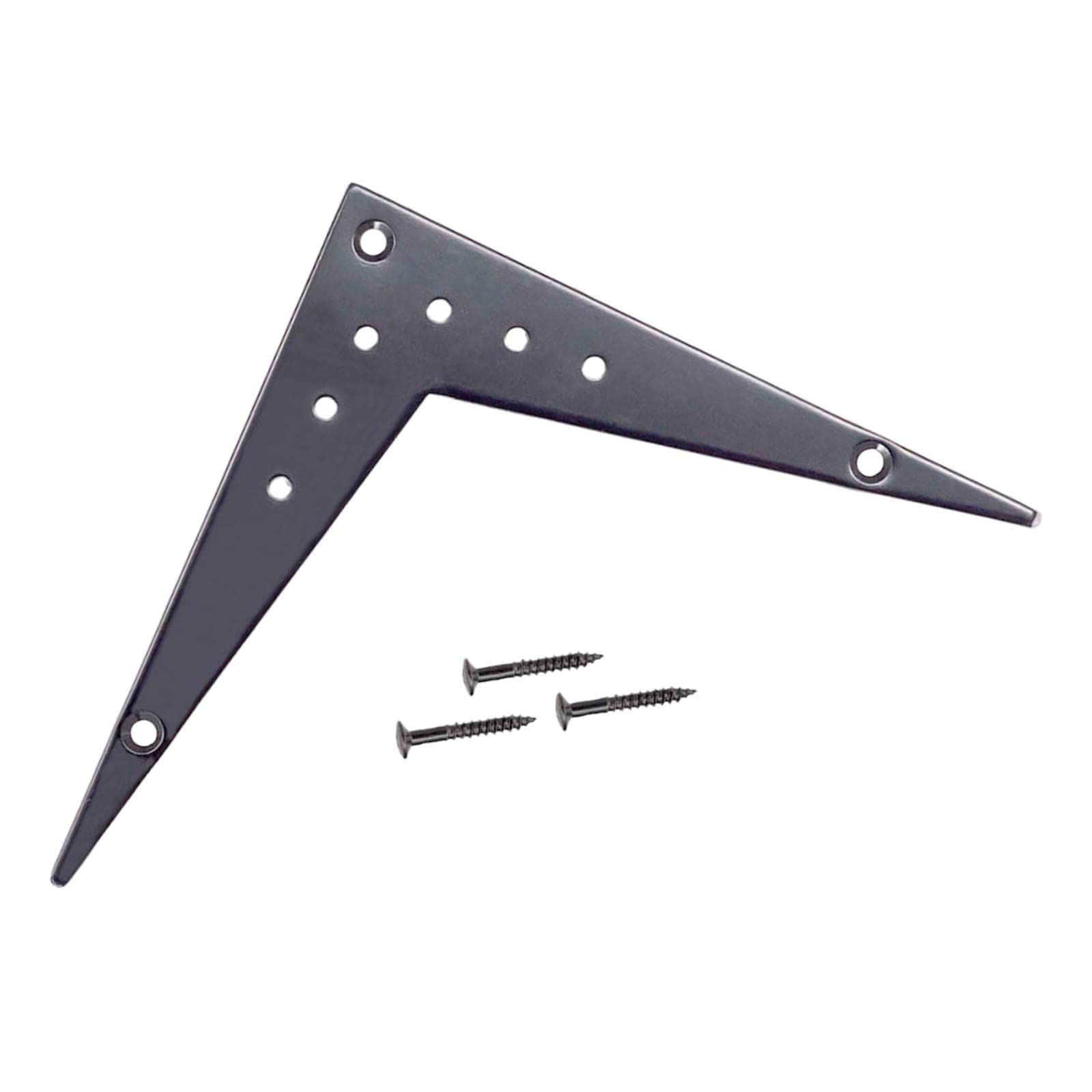 Flying V Style Guitar Tailpiece with Screws - Black Electric Guitar Bridge Replacement for Rock & Metal Players | Perfect for Stage Performances & Studio Recordings