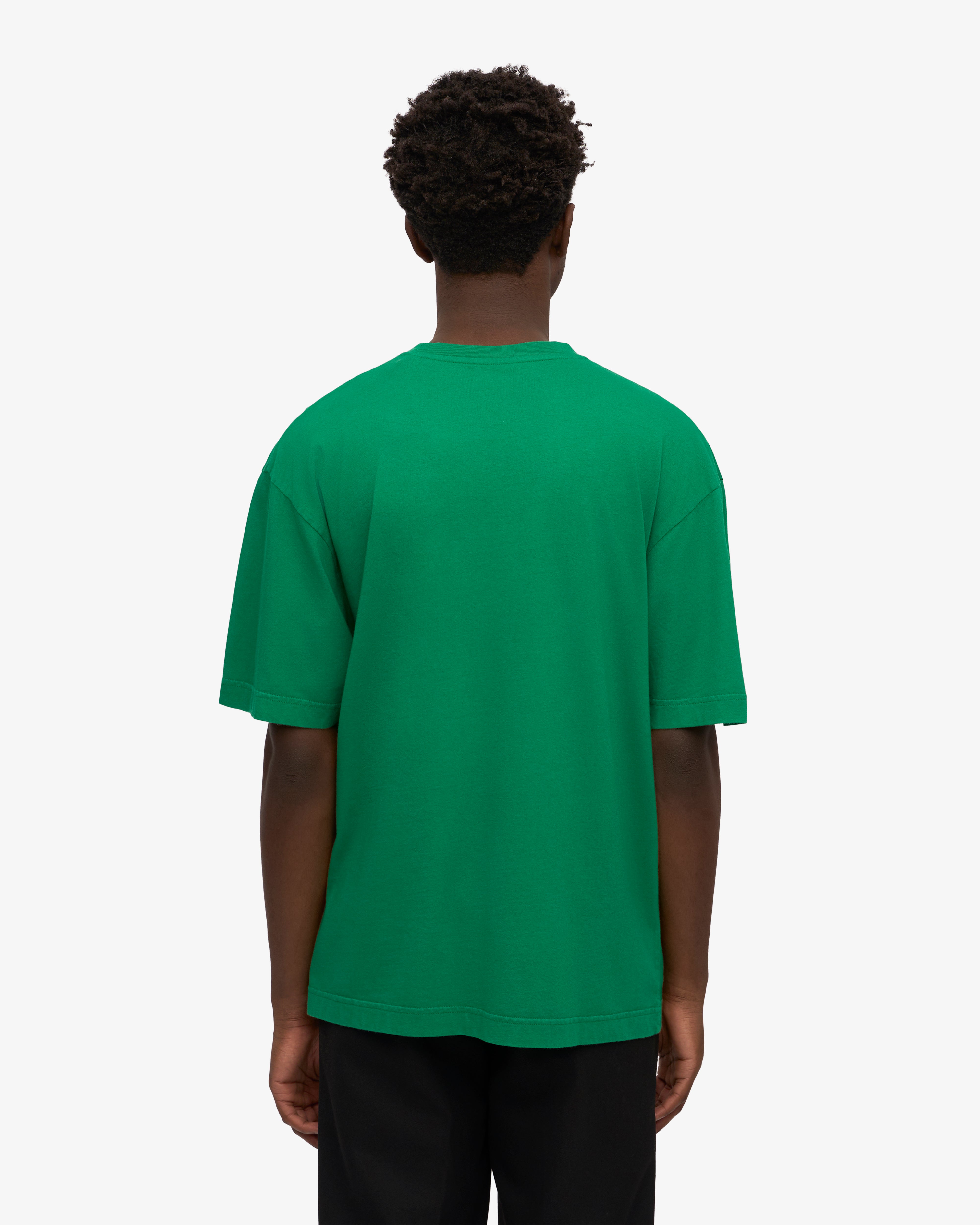 Oversized Organic Cotton T-Shirt for Women - Soft & Comfortable Kelly Green Tee - Perfect for Casual Wear, Loungewear & Everyday Outfits