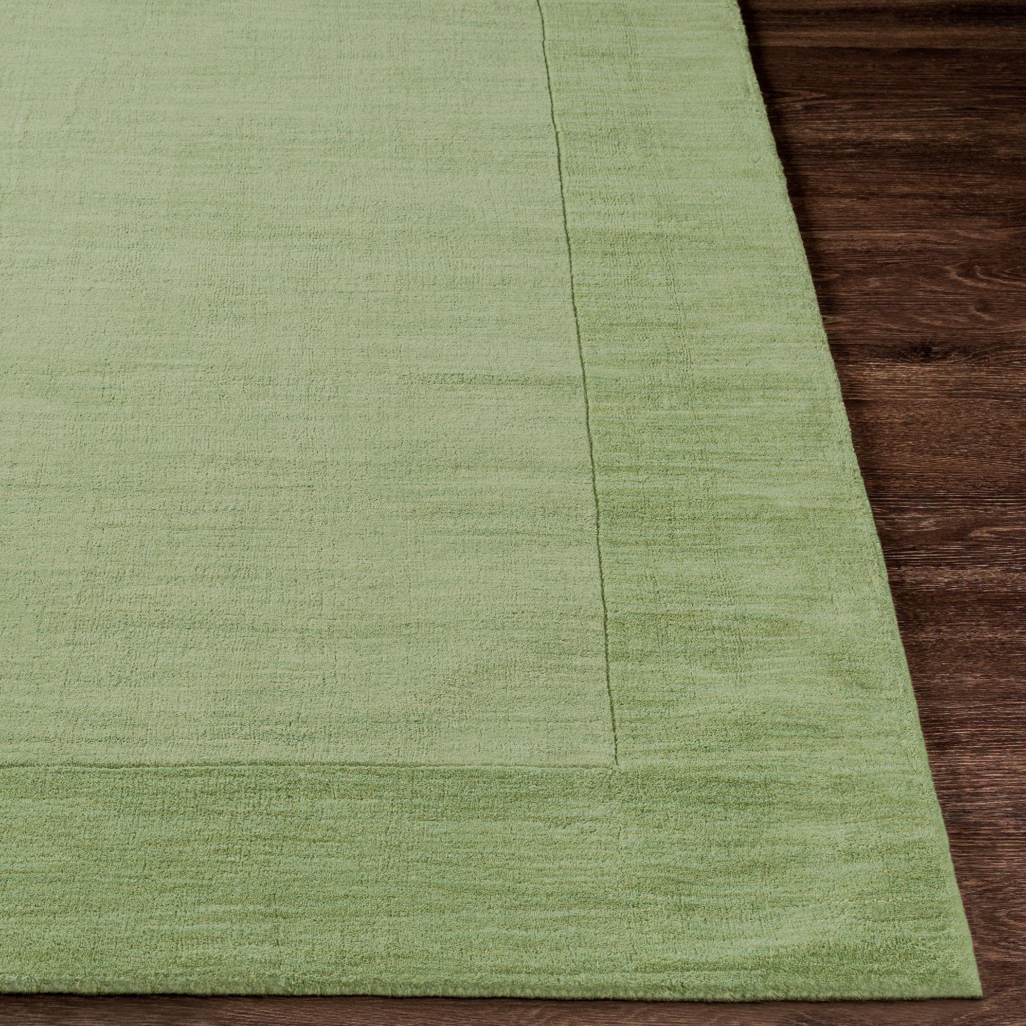 Mark&Day 10x10 Modern Wool Area Rug - Grass Green Square Carpet for Living Room, Bedroom, Kitchen | Soft & Durable Home Decor | Perfect for Cozy Spaces & High-Traffic Areas (9'9