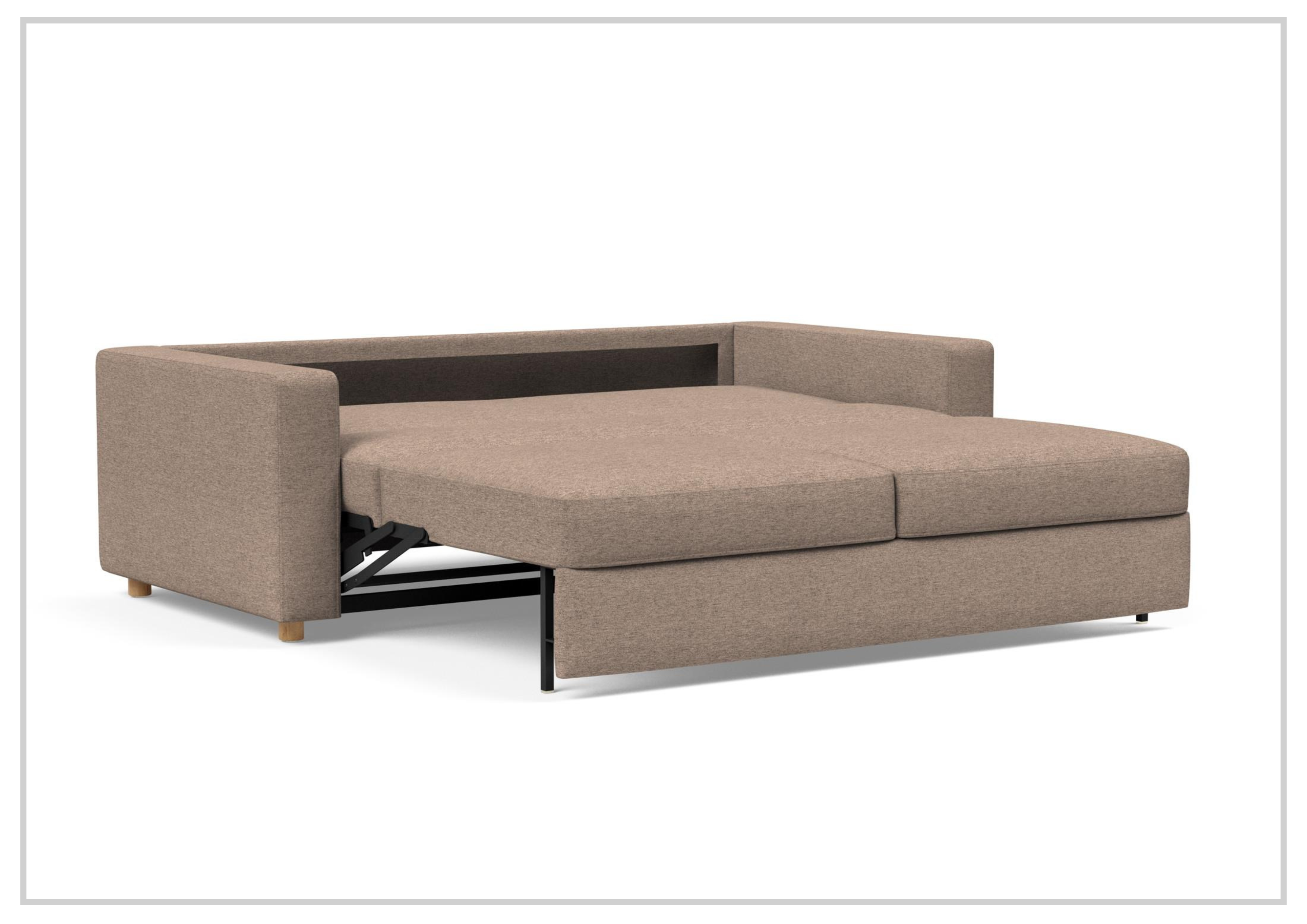 Innovation Living Neah Fabric 2-Seater King Size Sleeper Sofa Bed - Convertible Comfort for Small Spaces & Guest Rooms