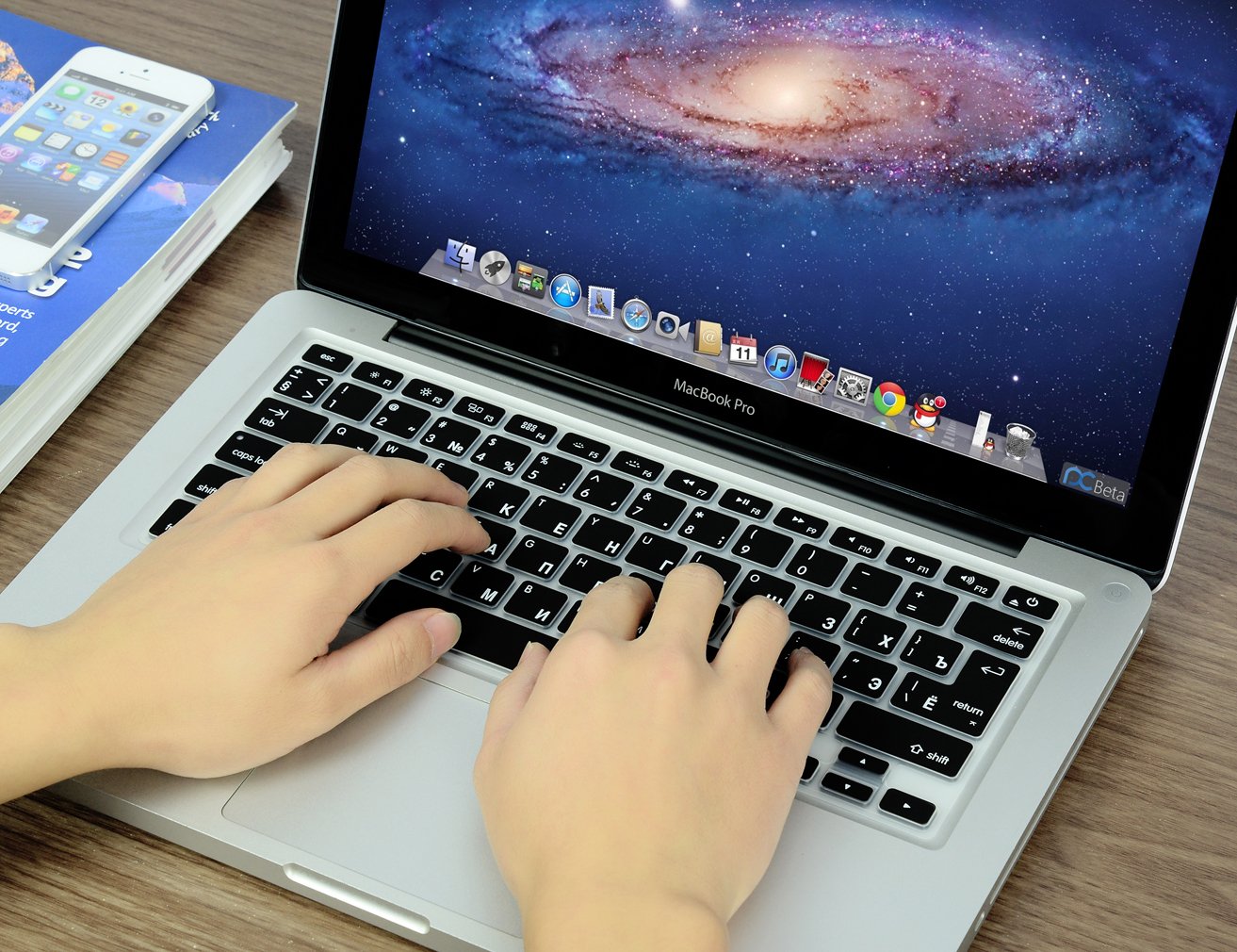 Russian Language Silicone Keyboard Cover for MacBook Air 13