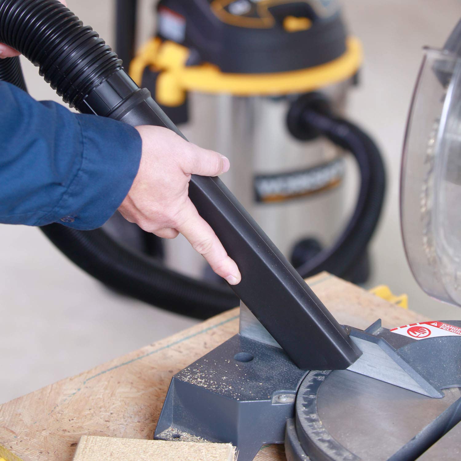 WORKSHOP WS25002A Wet/Dry Vacuum Crevice Tool Attachment - Compatible with 2-1/2 inch Extension Wands & Hoses - Perfect for Cleaning Tight Spaces, Carpets, and Workshop Debris