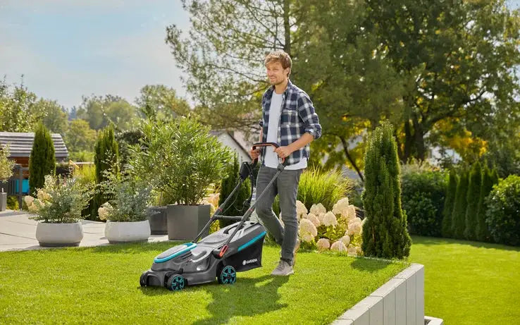 Gardena PowerMax 37/1800 G2 Electric Lawn Mower - 20 Inch Cutting Width, Corded (Model 14637) | Perfect for Small to Medium Yards, Residential Lawn Care & Eco-Friendly Grass Cutting