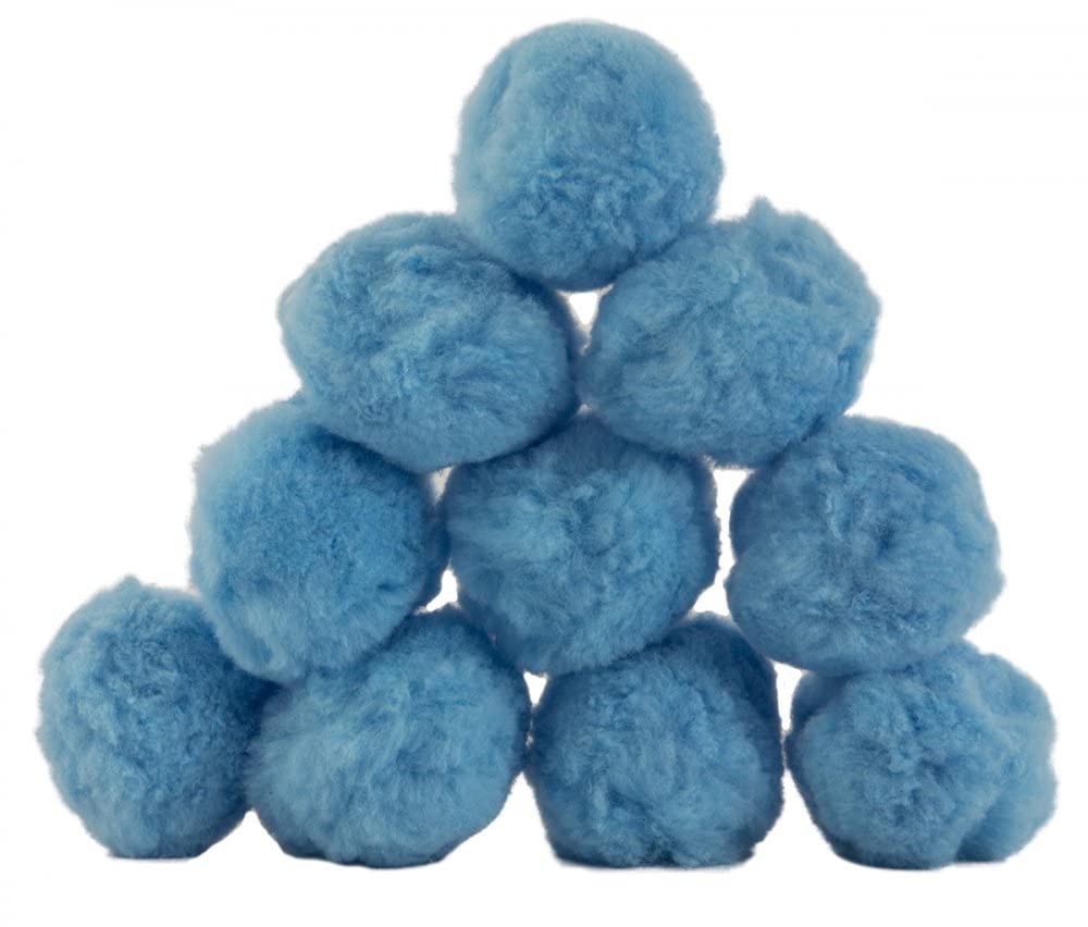 Rx Clear Blue Luster Filter Media for Pool Sand Filters - Eco-Friendly Alternative to Sand & Glass | Advanced Technology for Crystal Clear Water | Long-Lasting 4-Pack | Perfect for Inground & Above Ground Pools, Spas, and Water Features