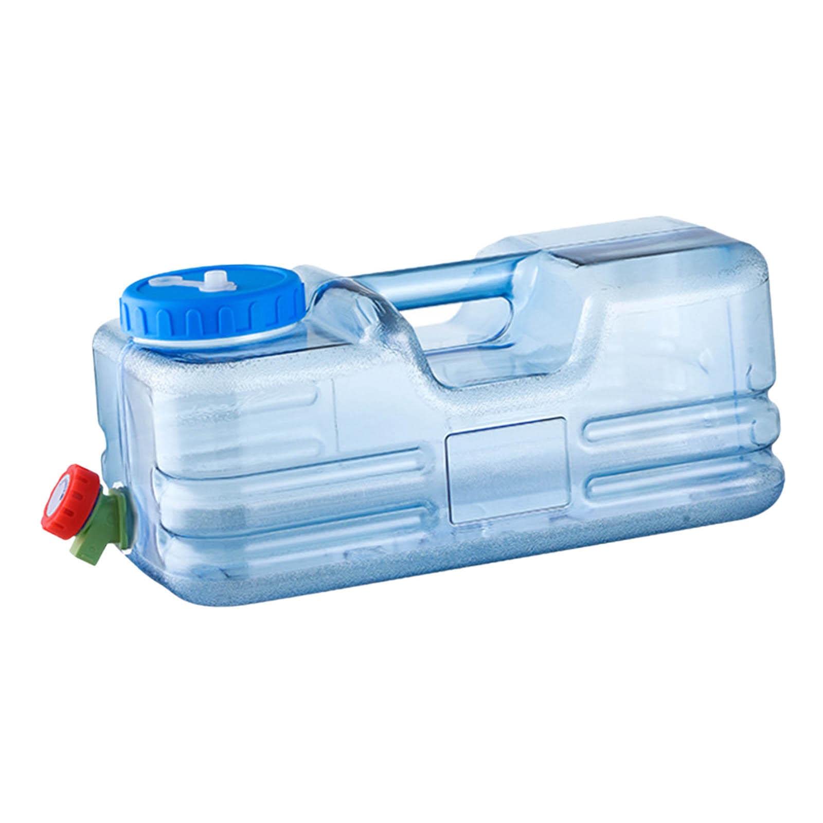 AMLESO Portable Water Container with Faucet - Lightweight Camping Water Storage Jug for Outdoor Hiking, Backpacking, and Emergency Survival Kits