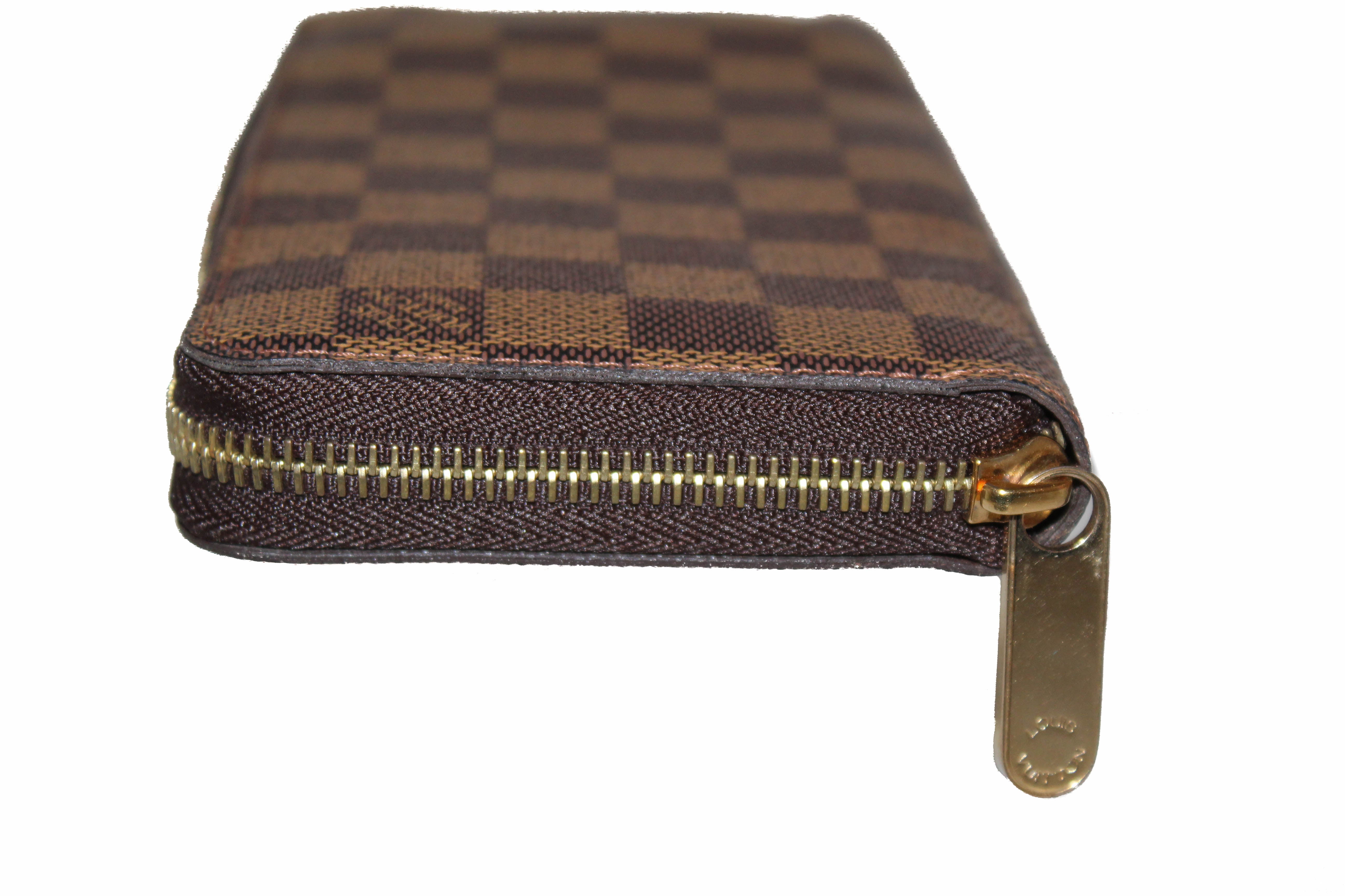 Authentic Louis Vuitton Damier Ebene Zippy Wallet for Women & Men | Genuine Leather Luxury Bifold Wallet | Perfect for Travel, Business & Everyday Use