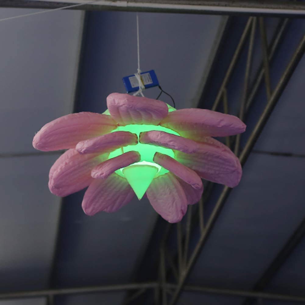Sayok 5ft Giant Inflatable Flower Hanging Decor with Remote Control & Built-in Air Blower - Perfect for Ceiling, Bars, Events, Parties, Weddings, Concerts & Home Decor (1PC)