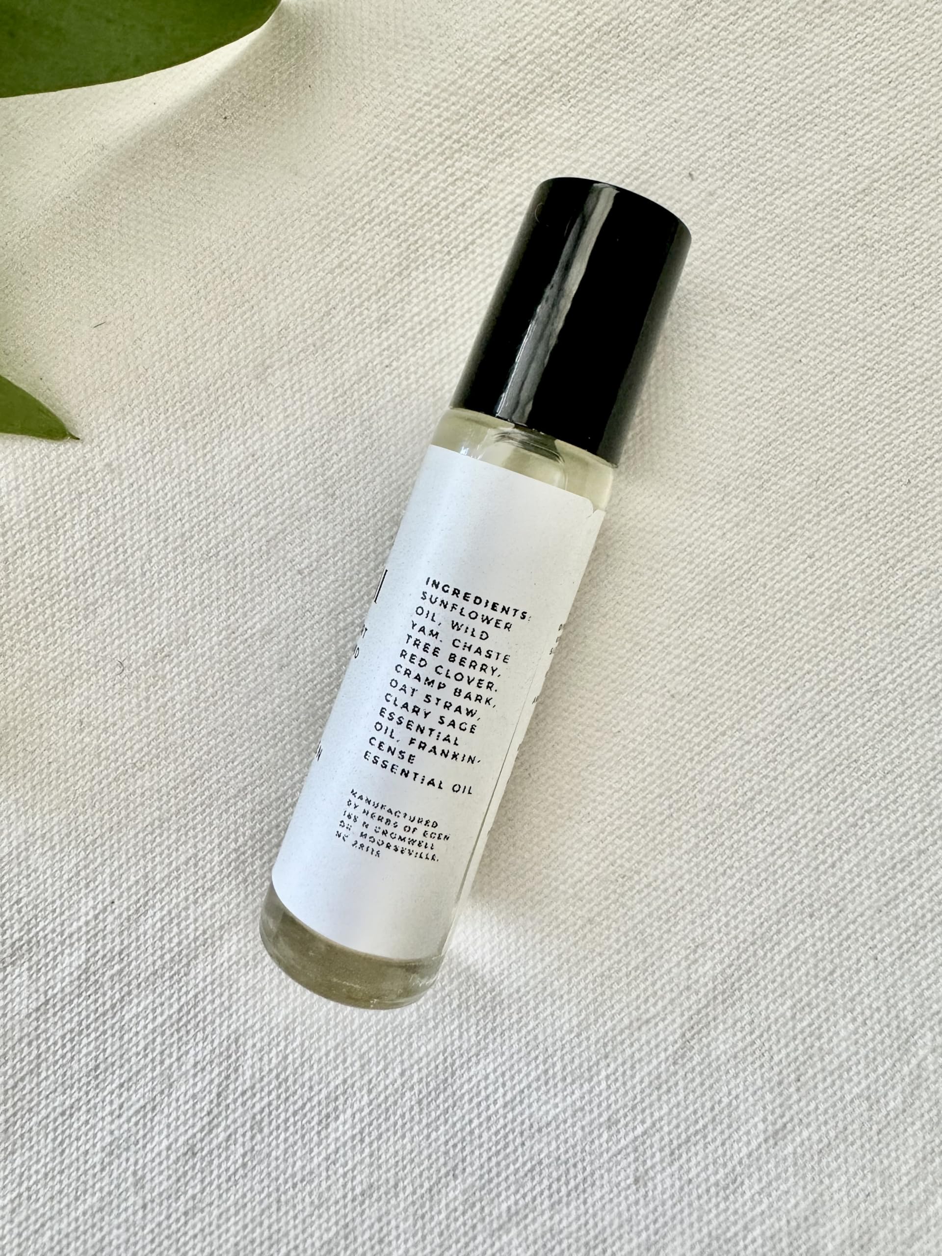 Organic Wild Yam Extract Oil for Hormone Balance - Natural Menopause Support, Menstrual Cycle Relief & Fertility Aid | Roll-On Travel Size (10ml) Made in USA | Perfect for On-the-Go Women's Wellness & Self-Care Routine