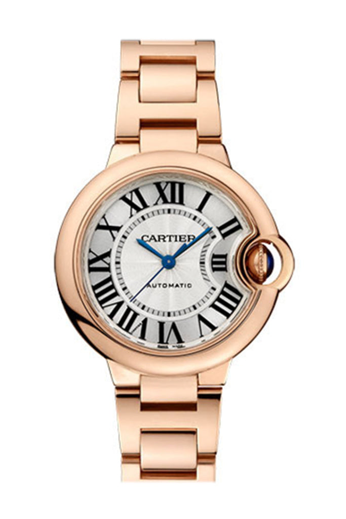 Cartier Ballon Bleu 33MM Rose Gold Women's Watch W6920096 - Luxury Swiss Timepiece for Business & Formal Occasions