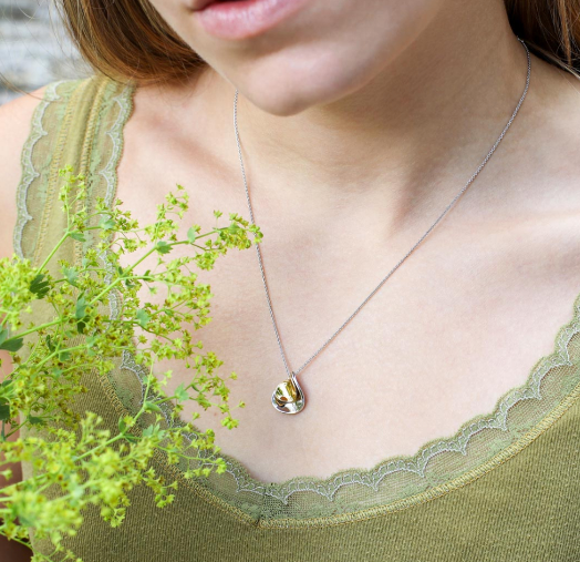 Enchanted Petal Golden Necklace for Women - Elegant Floral Pendant Jewelry Gift for Birthday, Anniversary & Valentine's Day | Perfect for Parties, Weddings & Special Occasions