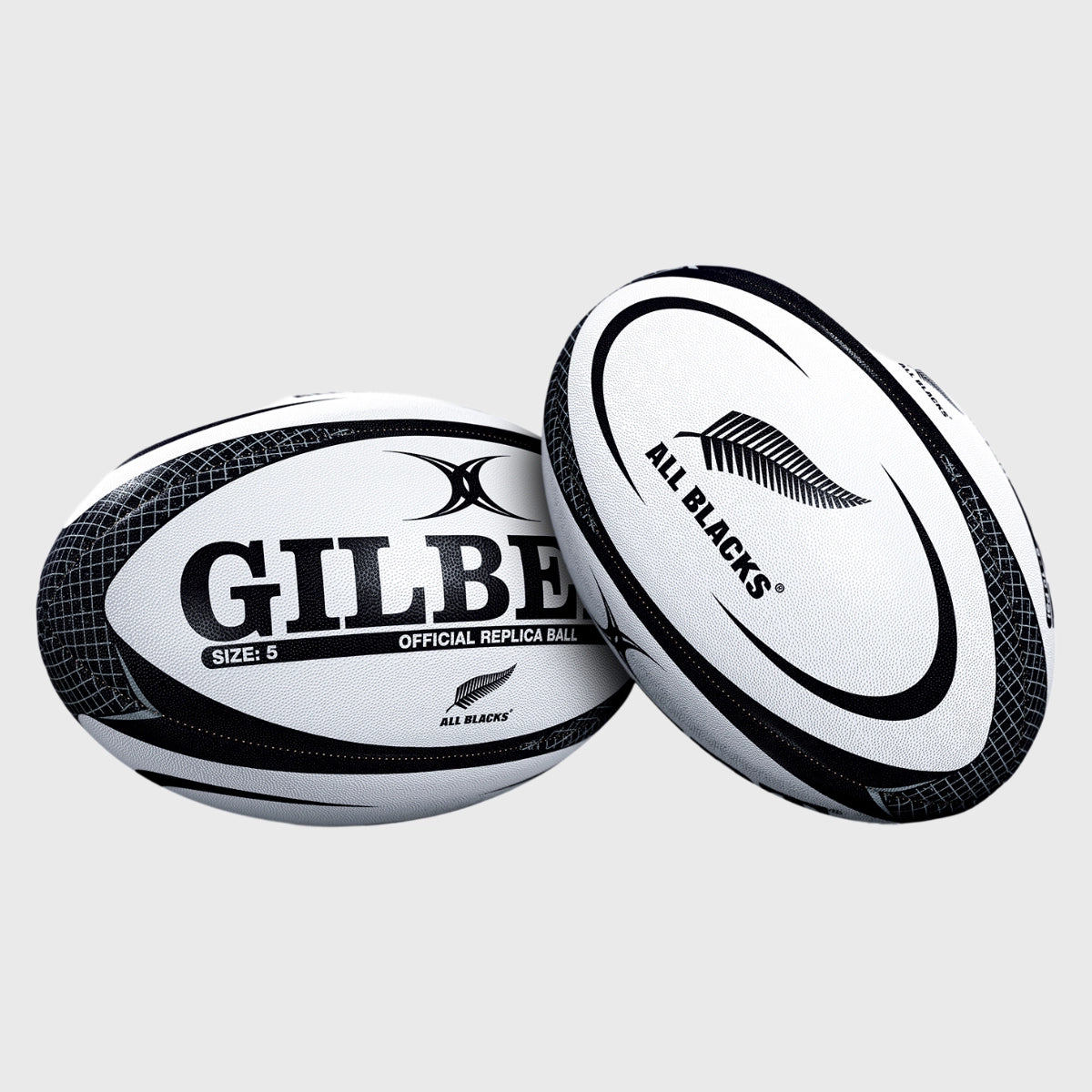 Gilbert New Zealand All Blacks Official Replica Rugby Ball - Game Day, Training & Collectible Memorabilia