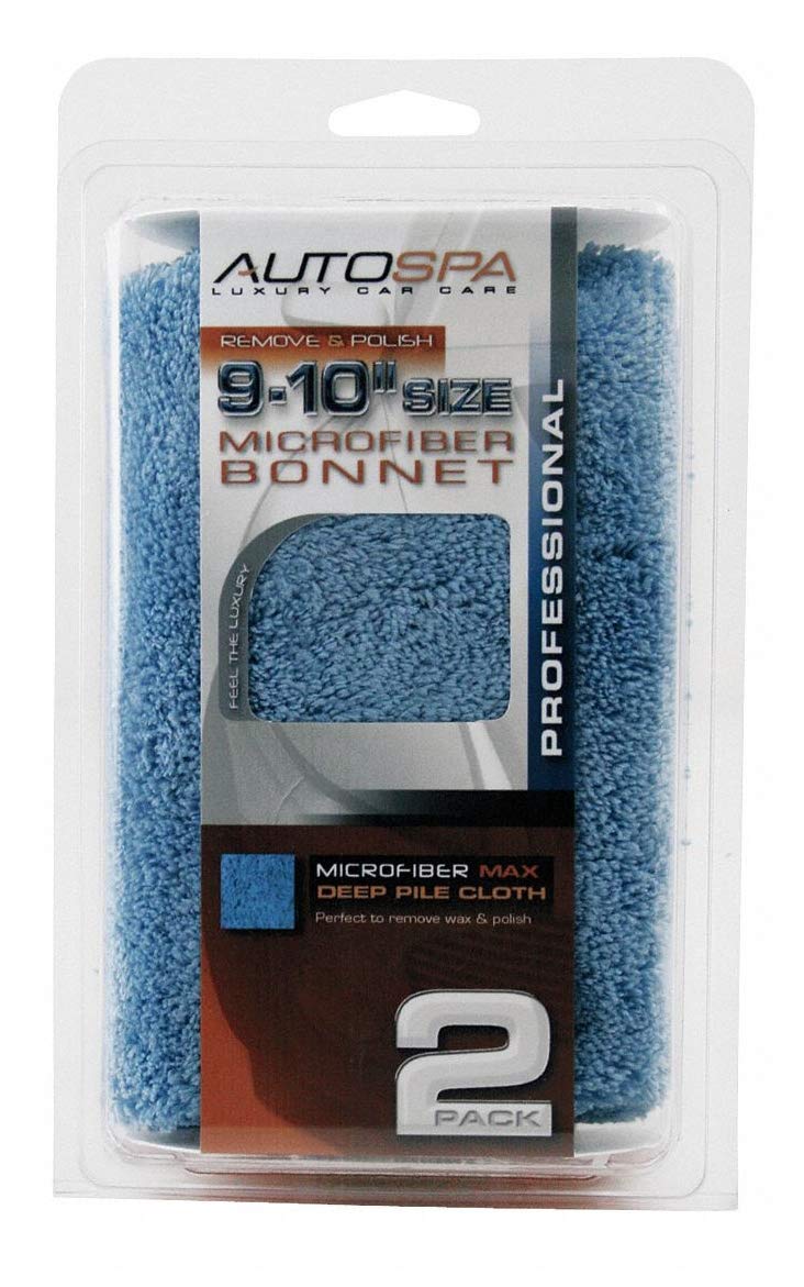 Carrand Premium Polishing Bonnet 9-10 Inch (Pack of 5) - Dual-Sided Buffing Pads for Car Detailing & Wax Application - Perfect for Auto Shine, RV & Boat Polishing