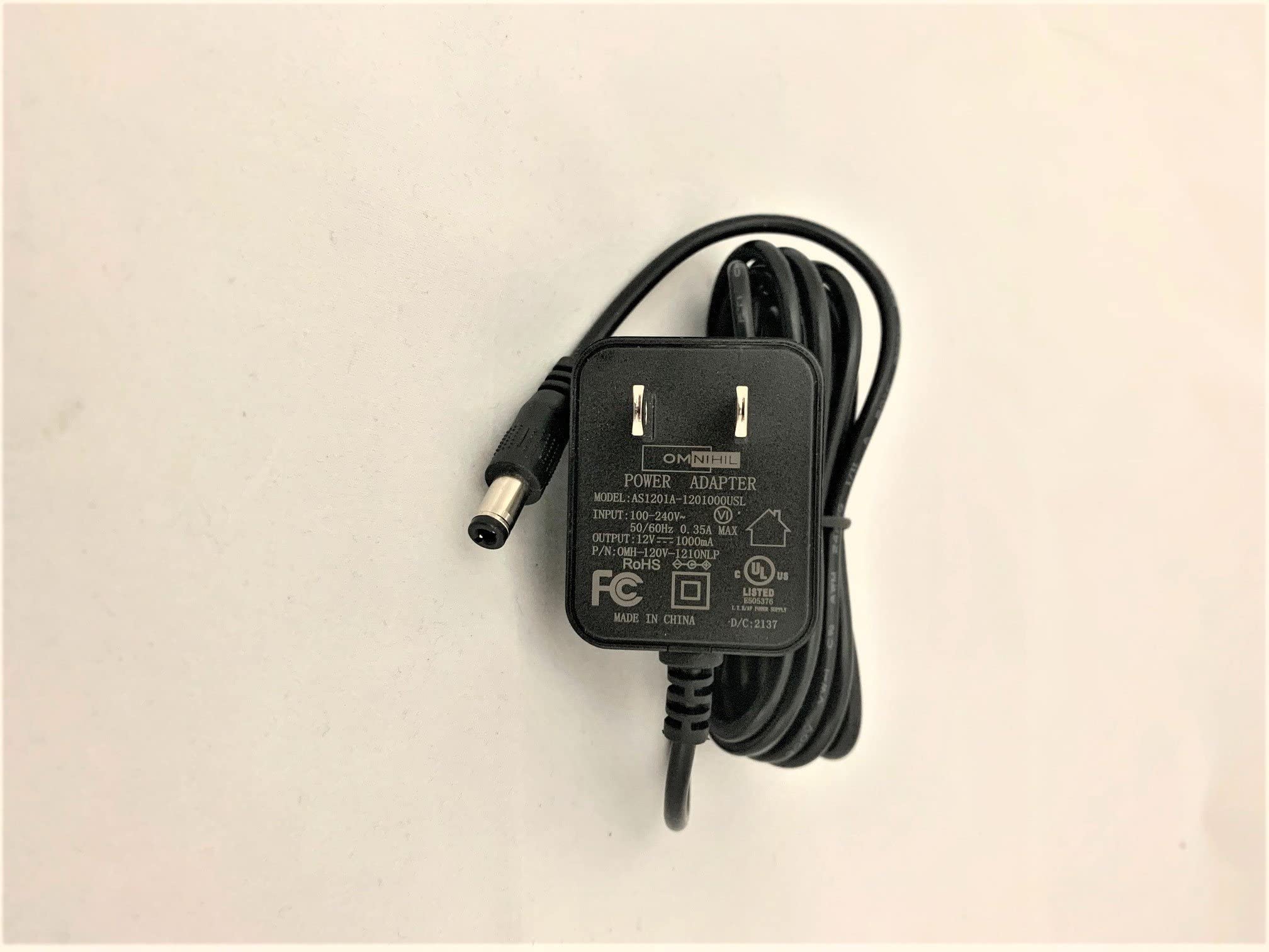 UL Listed OMNIHIL 8FT AC/DC Power Adapter for TP-Link TD-W8968 300Mbps Wireless N USB ADSL2+ Modem Router - Wall Charger Replacement for Home & Office Internet Setup