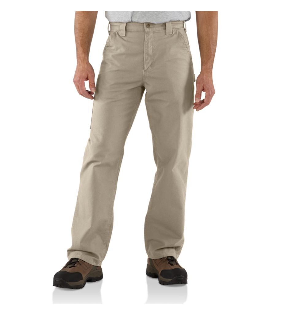 Carhartt Men's Loose Fit Canvas Utility Work Pants - Durable & Comfortable Workwear for Construction, Carpentry & Outdoor Jobs