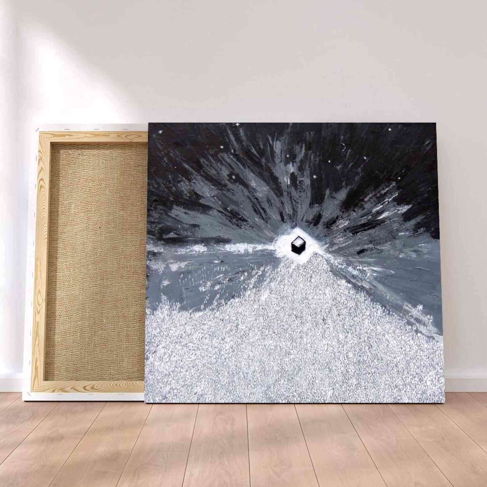 Premium Kaaba Islamic Wall Art Canvas Print - Handmade Home Decor for Living Room, Bedroom & Mosque - Perfect for Muslim Prayer Spaces & Gift Giving