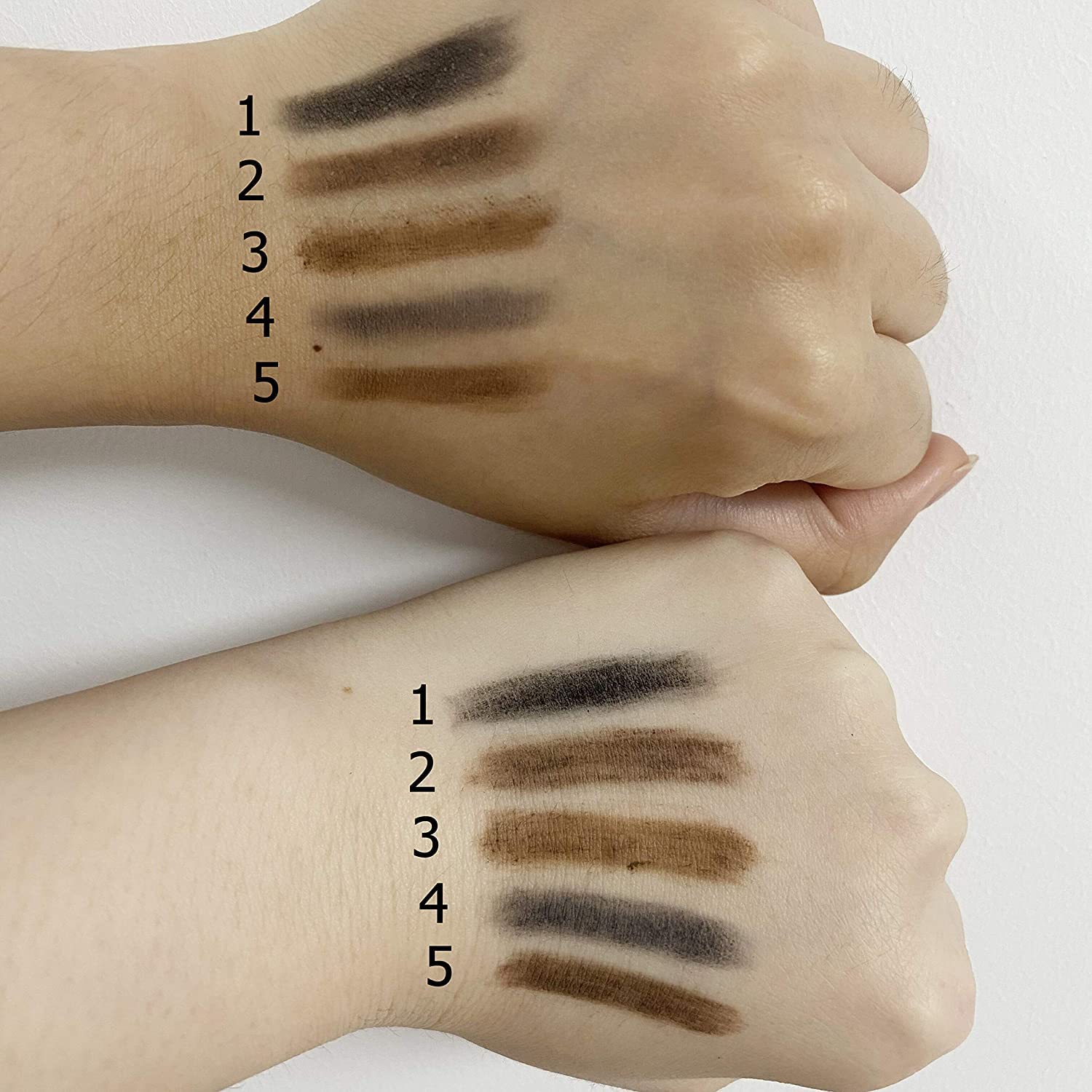 Long-Lasting Waterproof Eyebrow Pencil with Mascara Brush - 02 Dark Brown (1.4g) | Natural Look, All-Day Wear | Perfect for Daily Makeup, Gym & Outdoor Activities