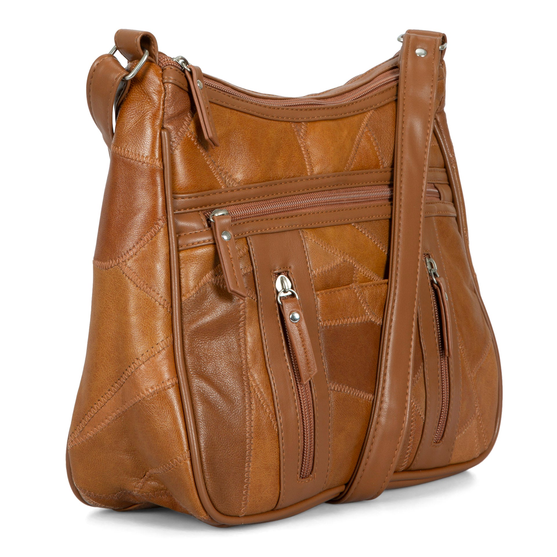 RFID Blocking Leather Crossbody Bag - Anti-Theft Travel Purse for Women, Secure & Stylish for Shopping, Commuting & Daily Use