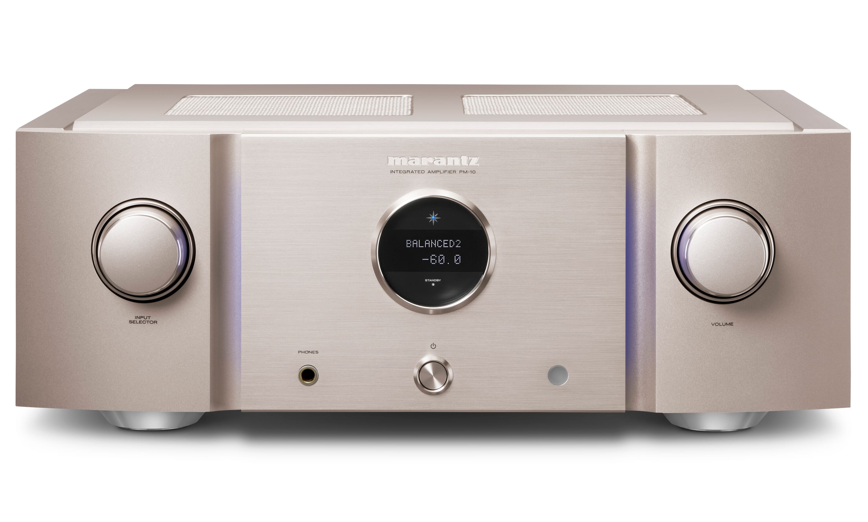 Marantz PM-10 Reference Integrated Stereo Amplifier - High-End Audio for Home Theater & Music Listening