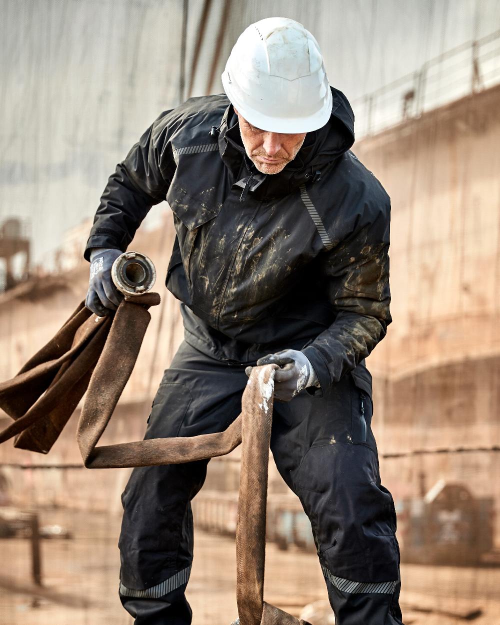 Elka Men's Work Pants with Extreme Stretch Waist - Durable & Comfortable Work Trousers for Construction, Landscaping & Outdoor Jobs