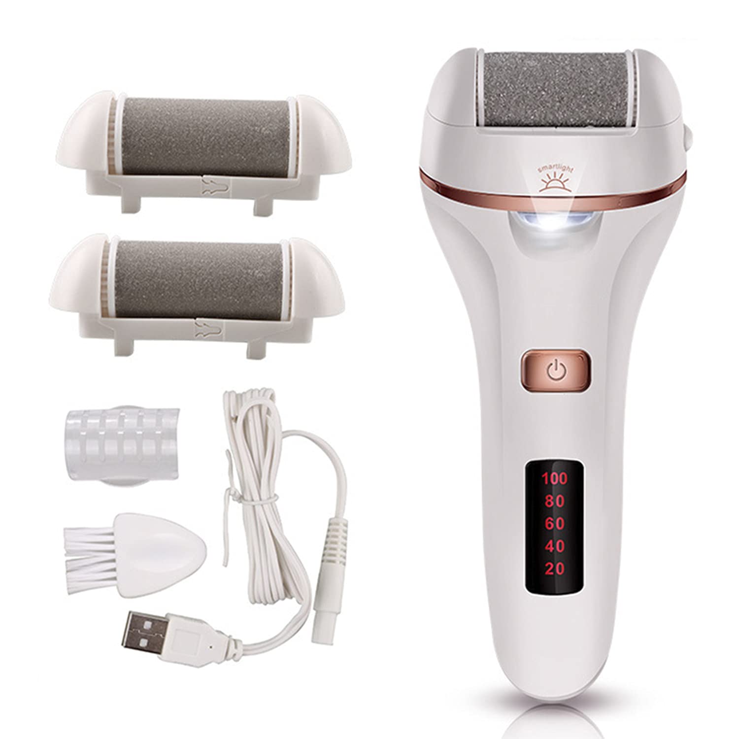 Electric Foot Callus Remover - Professional Pedicure Tool for Dead Skin & Heels, Waterproof Foot File Grinder Machine - Perfect for At-Home Spa & Salon Foot Care