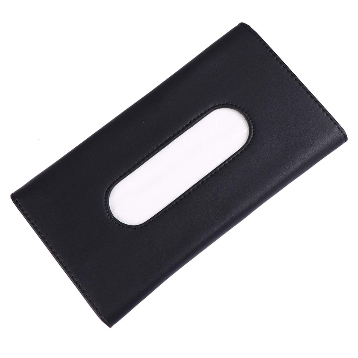 Premium Car Visor Tissue Box Holder - Black Hanging Tissue Dispenser for Vehicles, Cars & SUVs | Perfect for Road Trips, Commuting & Family Travel Accessories