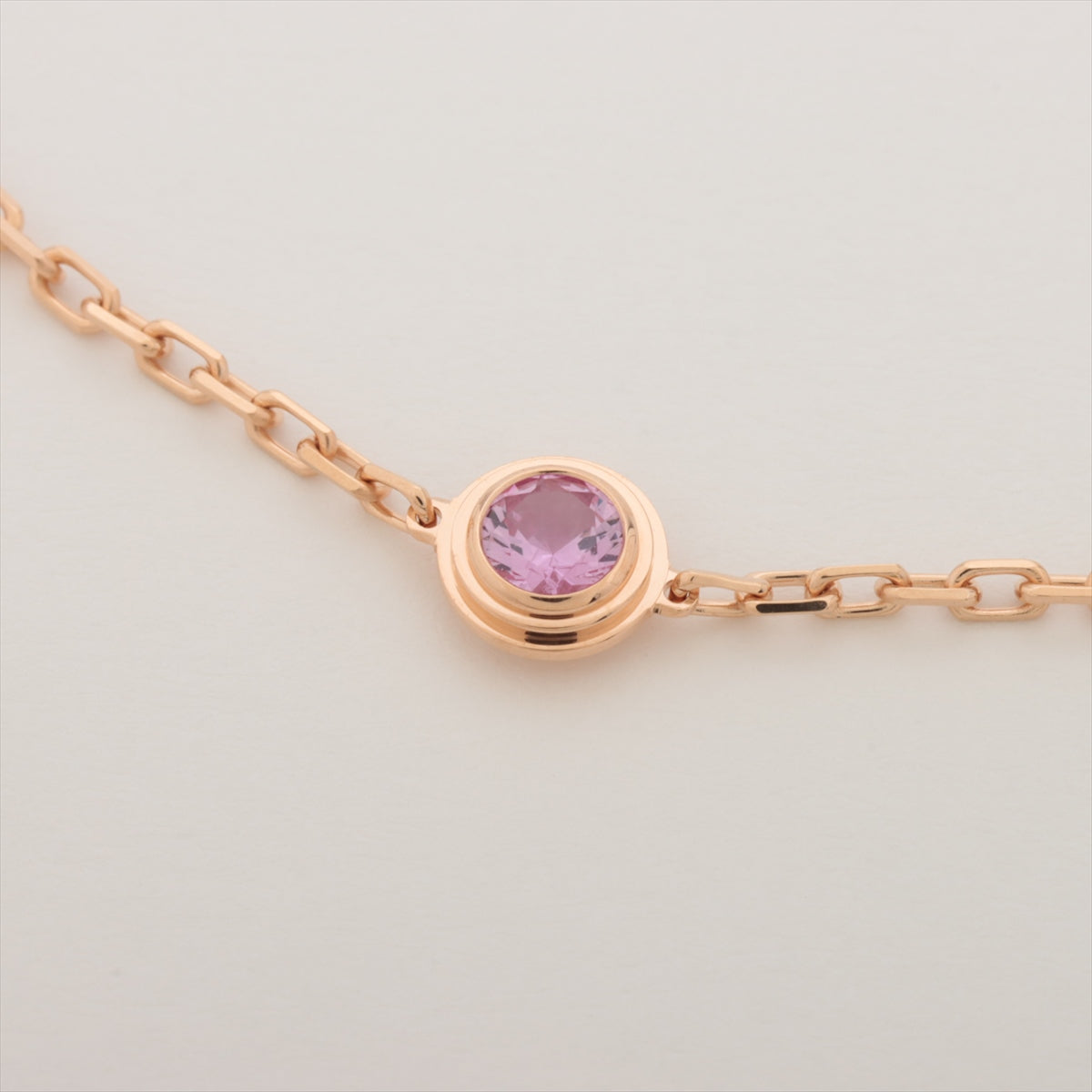 Cartier Women's Pink Sapphire Pink Gold Bracelet Watch - Luxury Diamond Accent Timepiece for Elegant Occasions & Special Events
