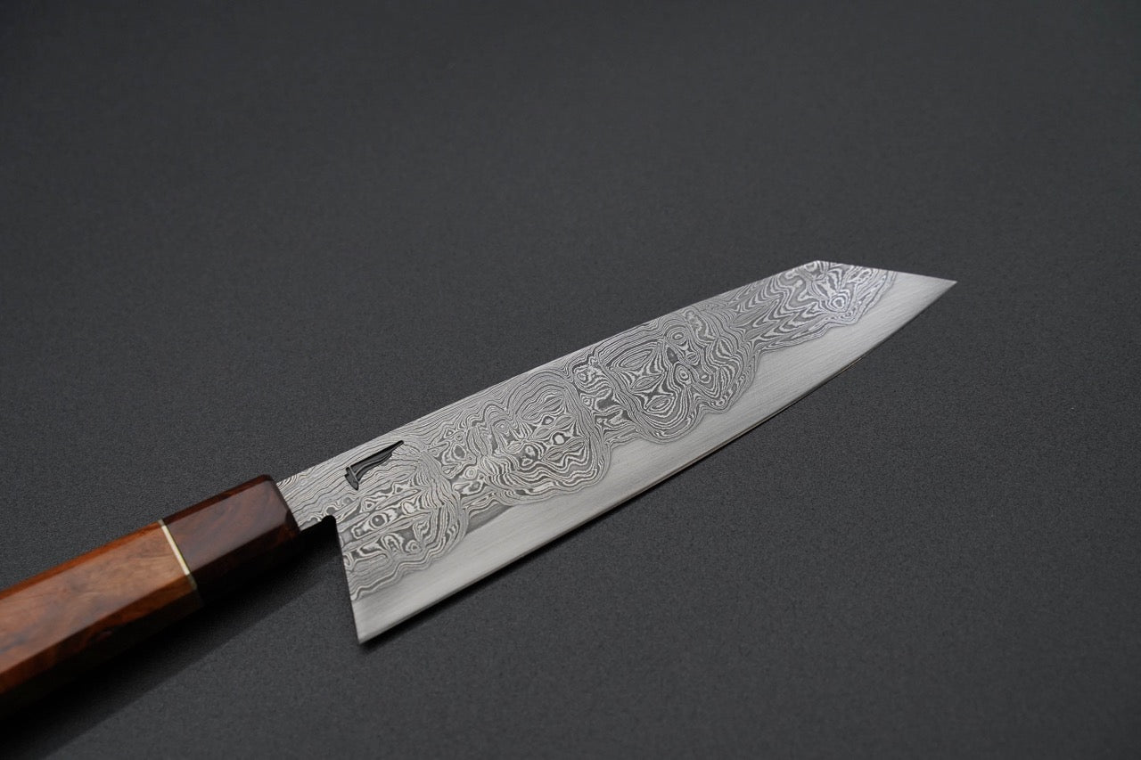 Premium Fudo Forge 175mm K-Tip Gyuto Japanese Chef Knife by Erich Orris #1217 - Perfect for Sushi, Meat Slicing & Precision Vegetable Cutting