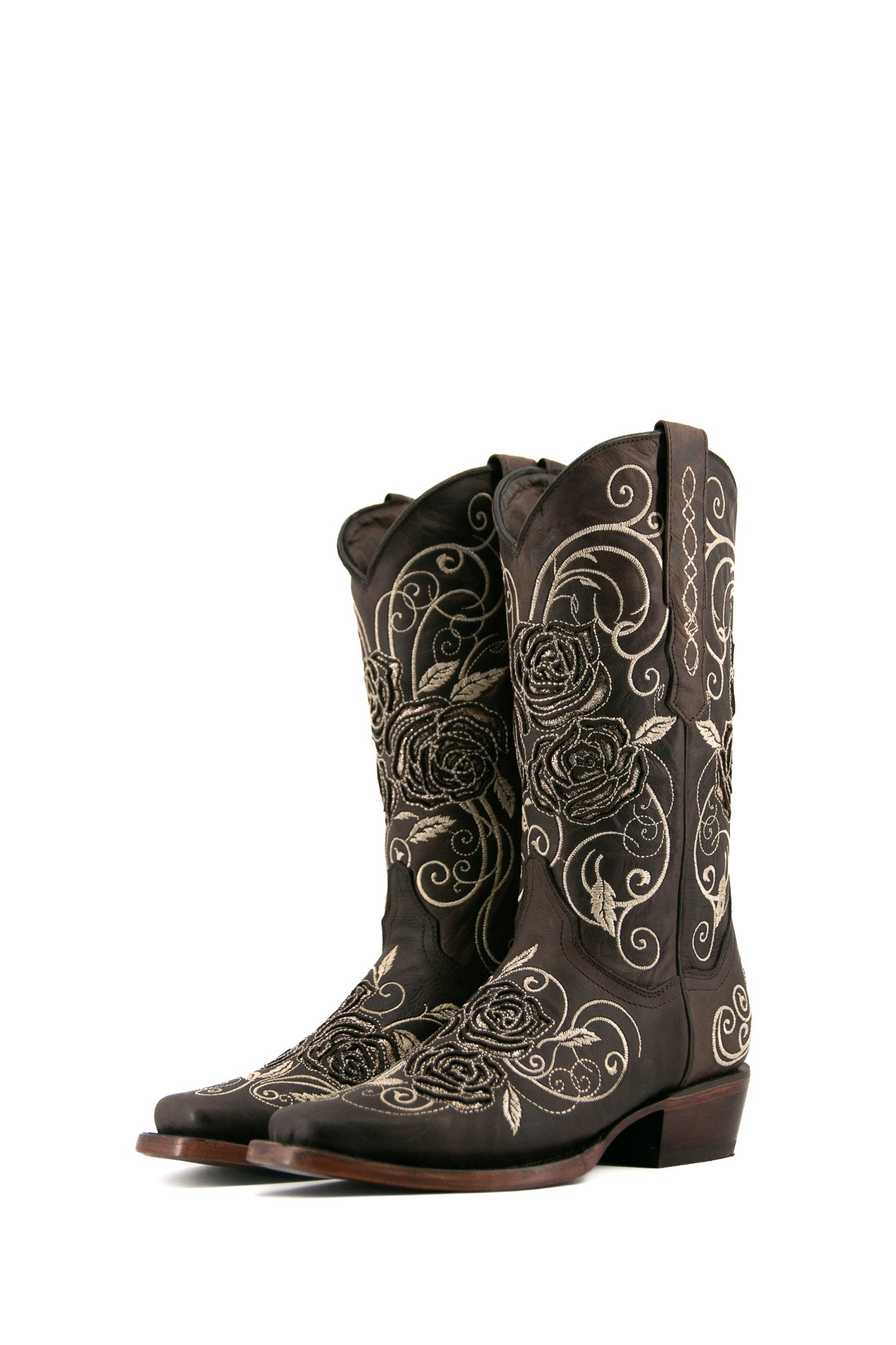 Rosal Frontier Cowgirl Boots for Women - Western Style Leather Riding Boots with Comfortable Fit - Perfect for Country Rides, Rodeos & Fashion Outfits