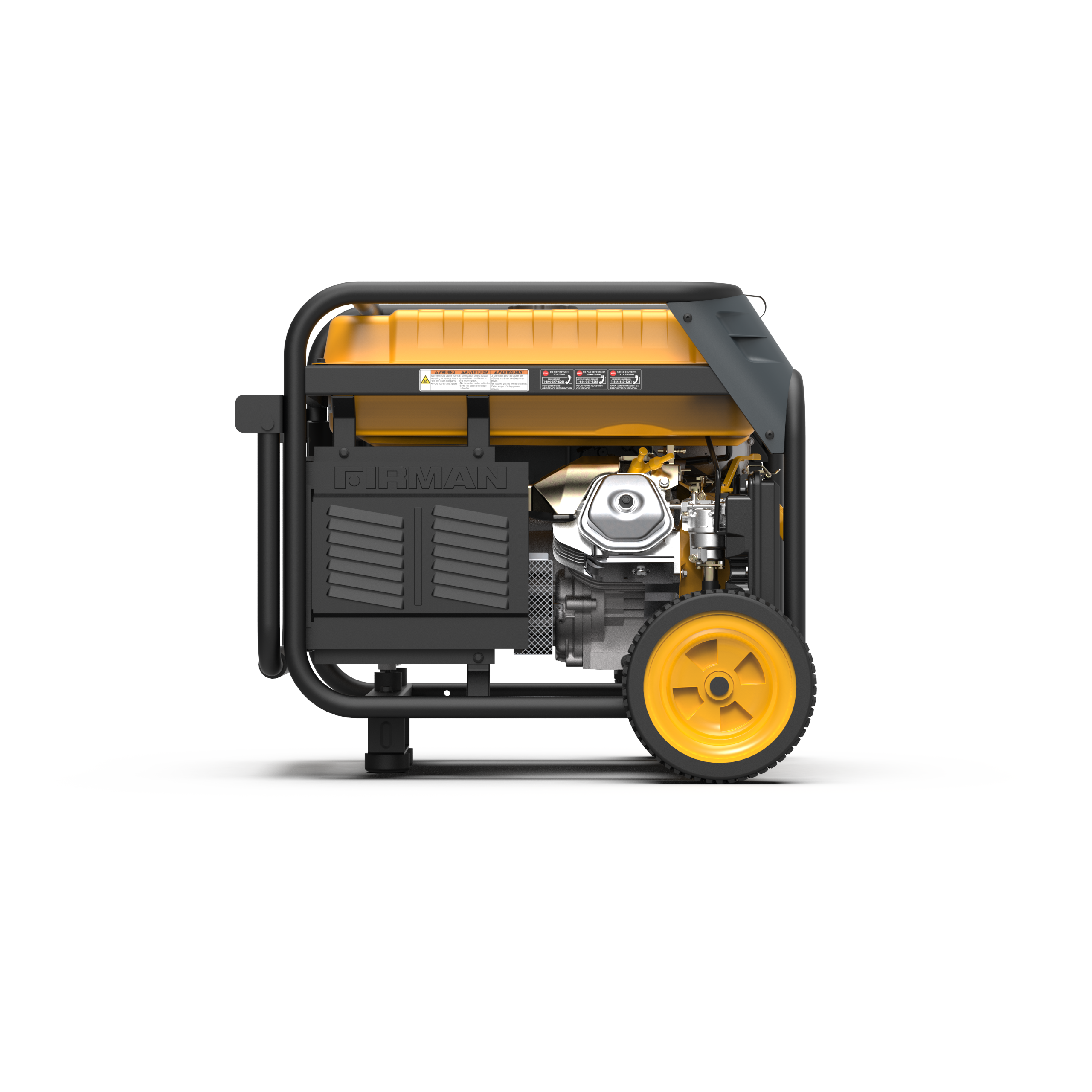 Dual Fuel 5700W Portable Generator with Recoil Start - 120V/240V Output for Camping, Home Backup & Outdoor Power