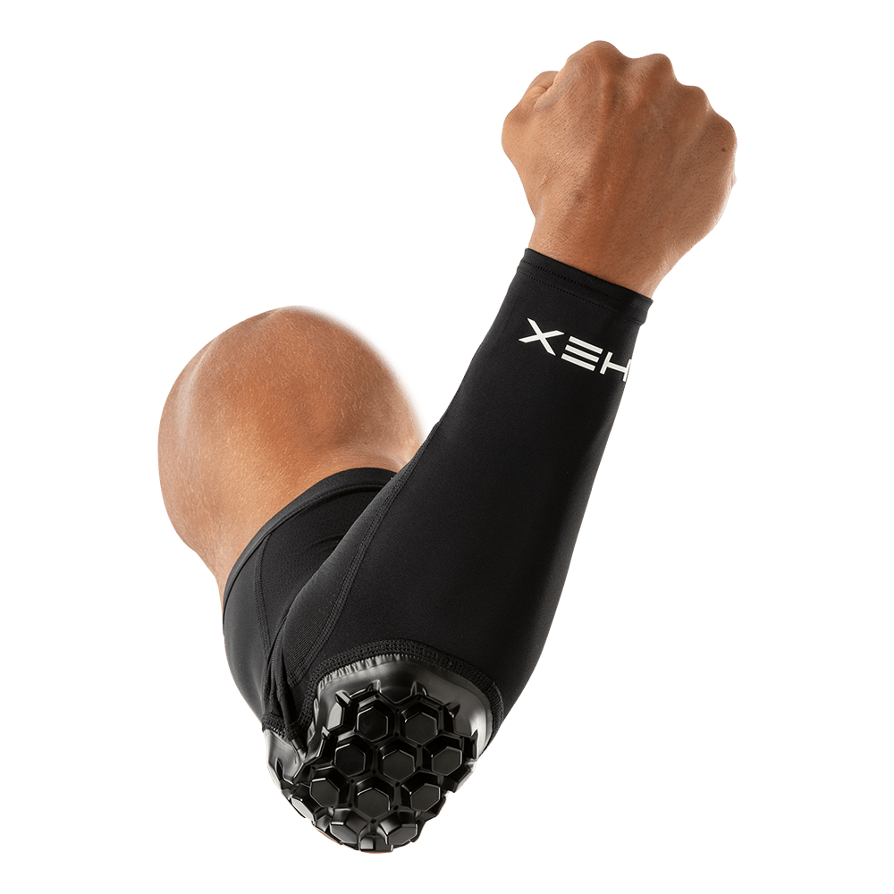 HEX® High Impact Arm Sleeve - Compression Support for Sports & Fitness - Perfect for Basketball, Running, Gym Workouts & Outdoor Activities