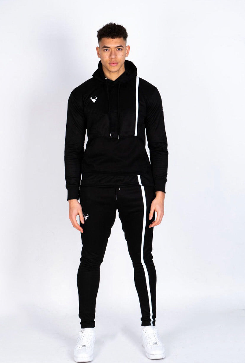 Cerus Black Hybrid Hoodie for Men & Women - Lightweight, Water-Resistant, Breathable Jacket for Outdoor Activities, Hiking, and Casual Wear