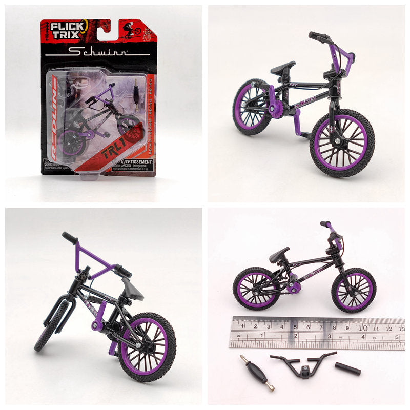 Premium Diecast Finger Bike FLICK TRIX - Miniature BMX Toy Bicycle Model for Kids & Collectors - Perfect Gift for Birthday, Party Favors & Desk Decor