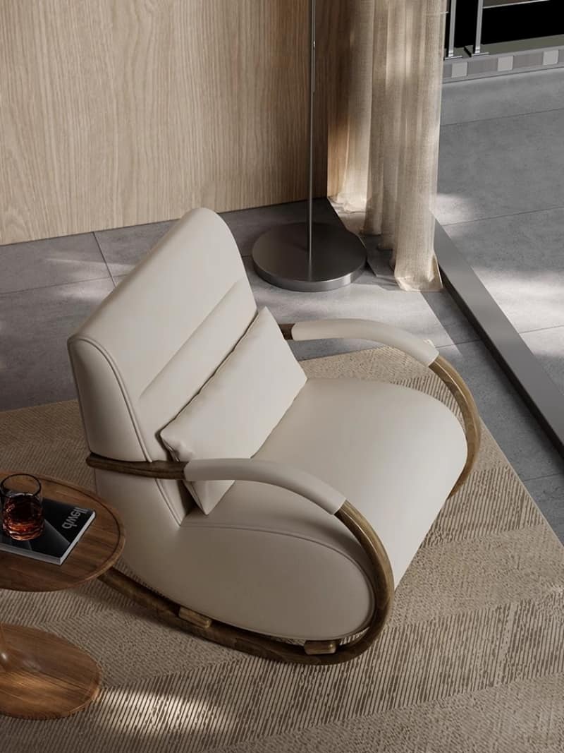 Snail Rocking Lazy Designer Chair - Ergonomic Comfort for Home Office, Gaming & Relaxation - Perfect for Small Spaces & Modern Decor