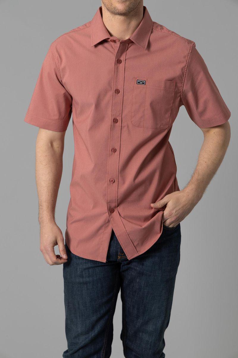 Linville Men's Short Sleeve Dress Shirt - Casual Business Office Wear - Perfect for Work, Weddings & Summer Outings