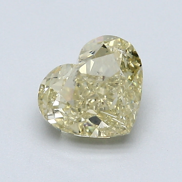 1.01 Carat Fancy Yellow Brown Heart-Shaped Diamond - SI2 Clarity for Engagement Rings & Anniversary Gifts