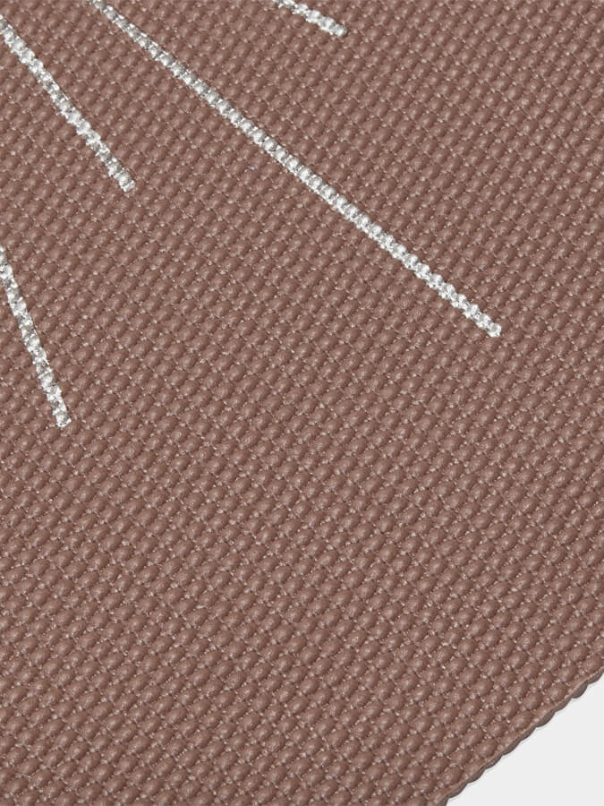 Gaiam Cinnamon Vision Non-Slip Yoga Mat 5mm Thick - Premium Eco-Friendly Exercise Mat for Yoga, Pilates & Home Workouts