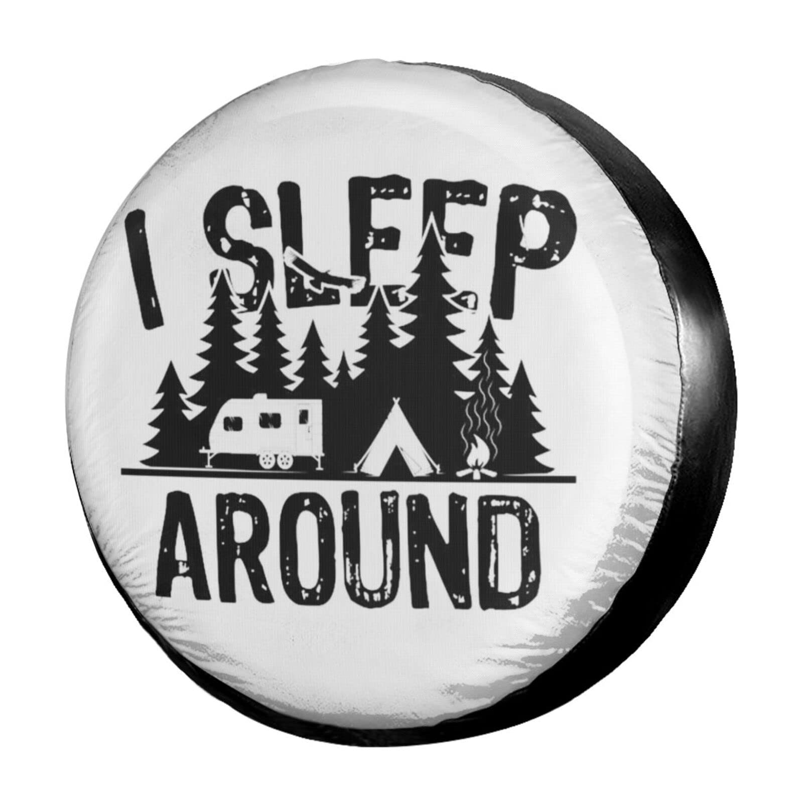 15 Inch Dust-Proof Spare Tire Cover for Trailer, RV, SUV & Vehicles - Waterproof Wheel Protector for Camping, Off-Road & Outdoor Adventures