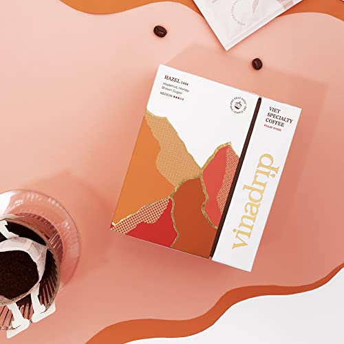 Premium Vinadrip Vietnamese Drip Bag Coffee - Single Serve Pour Over Coffee for Home, Office & Travel | Rich Aroma & Smooth Taste