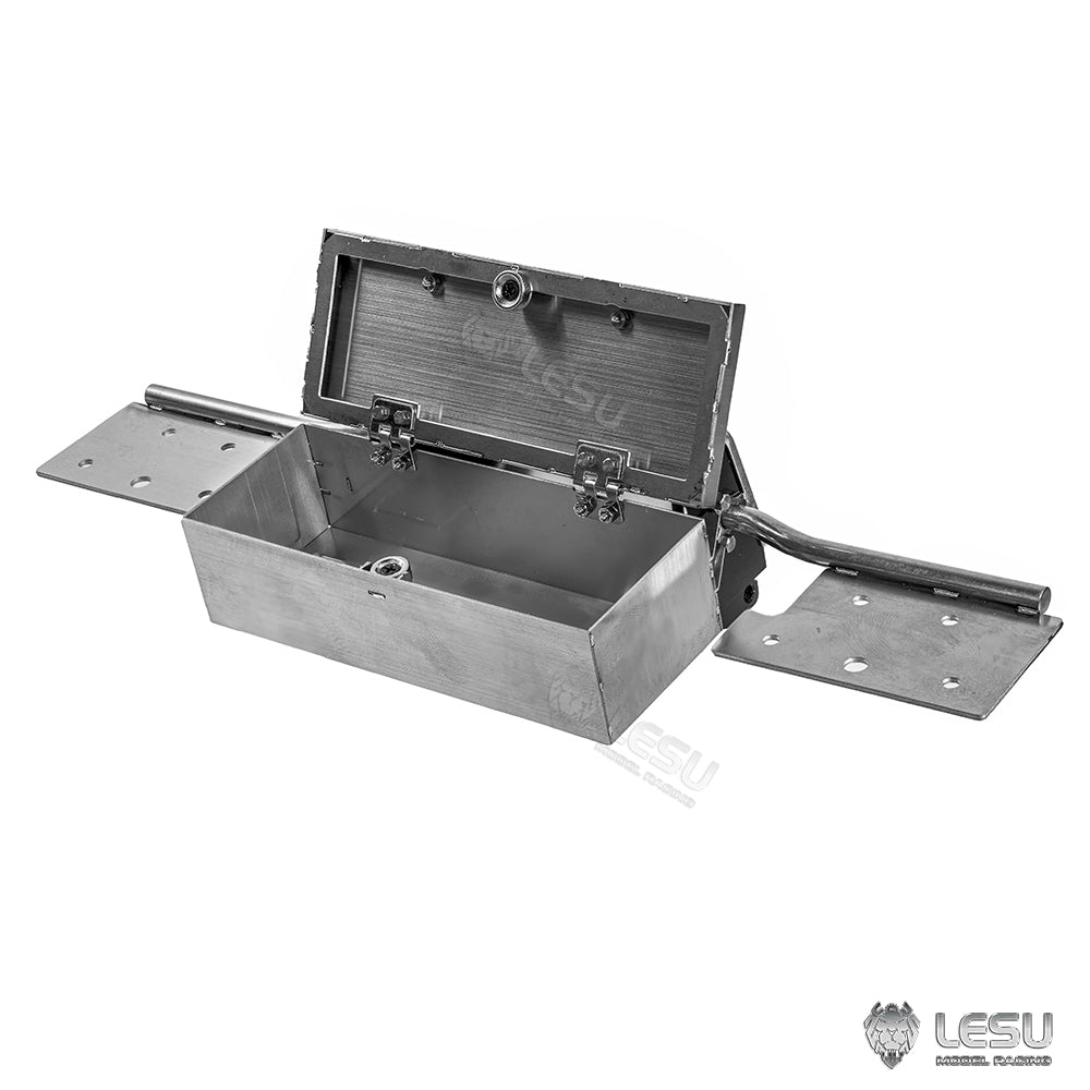 LESU Rear Beam Set with Toolbox for 1/14 Scale RC Tractor Remote Control Truck - DIY Unpainted Model Accessory for R47 R62 - Perfect for RC Car Enthusiasts & Custom Builders