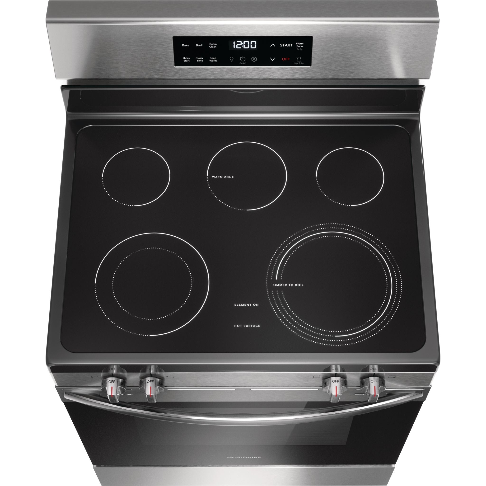 Frigidaire 30 Inch Electric Range FCRE306CAS - Stainless Steel Built-in Oven with Convection Bake - Perfect for Home Kitchens & Baking Enthusiasts