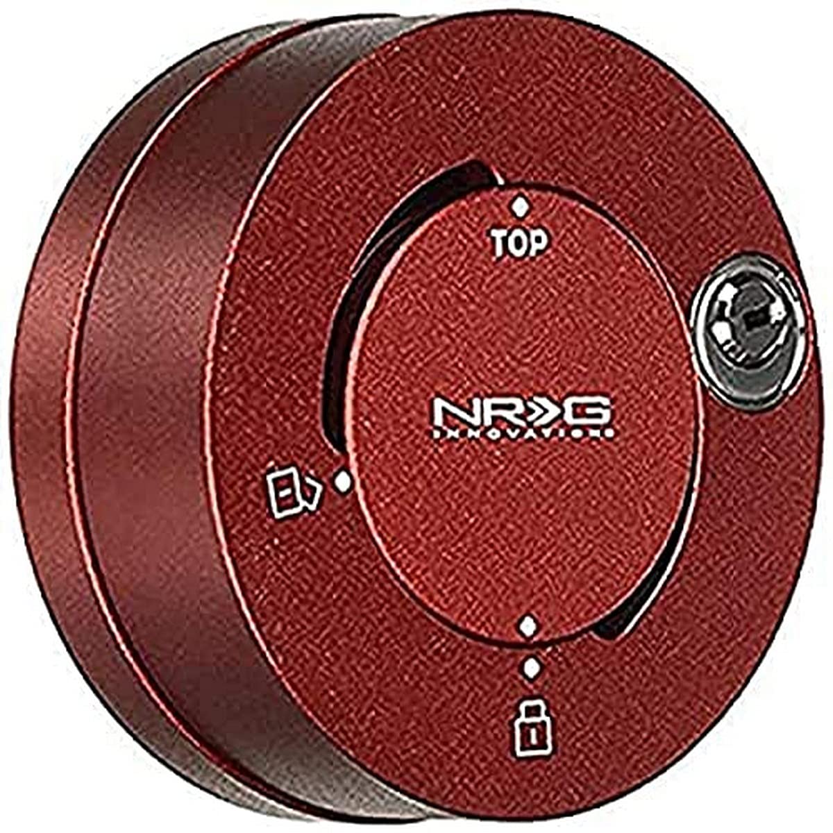 NRG Innovations SRK-101RD Red Quick Lock Steering Wheel Hub Adapter - Universal Fit for Racing, Drifting & Car Customization - Easy Install for Enhanced Driving Experience