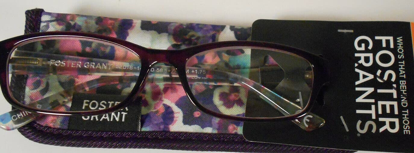 Foster Grant Women's Danica Reading Glasses +2.50 Strength - Stylish Lightweight Readers for Women - Perfect for Reading, Crafts & Computer Work