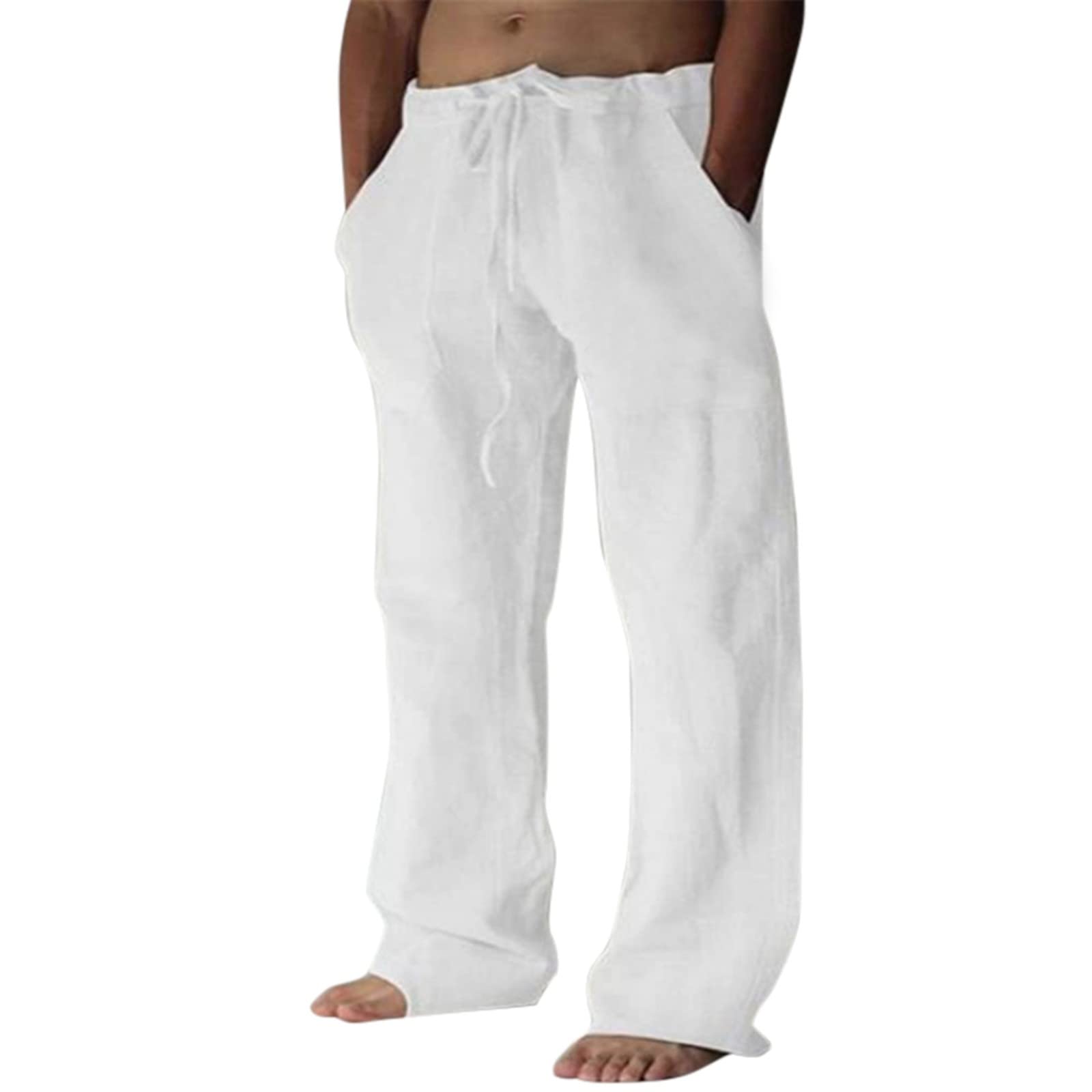 Men's Jogging Pants, Cotton Pajama Pants & Khaki Pants - Relaxed Fit Camo & Leather Pants for Casual Wear, Lounge & Outdoor Activities (SP6-52)